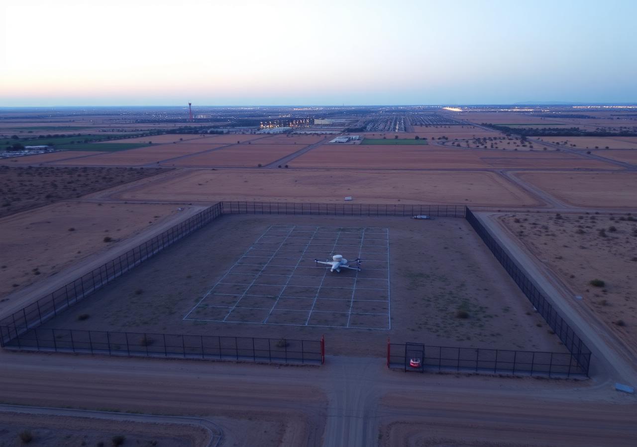 Aerial view of Big Spring Greenfield